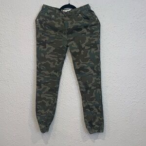 Levi's Kids Green Camouflage Joggers